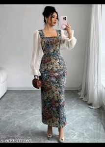 Floral Print Midi Dress