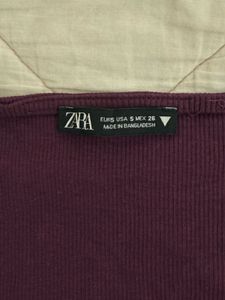 Zara Purple Crop Top