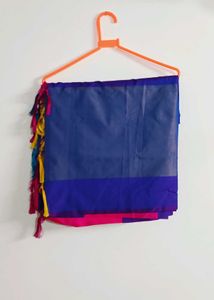 Bright Checkered Saree