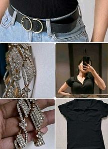 Black Top And Bangles Conbo