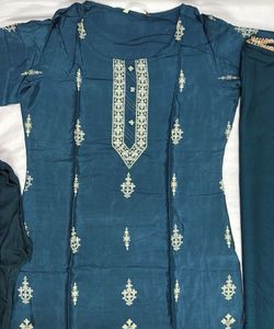 Premium Teal Suit Set