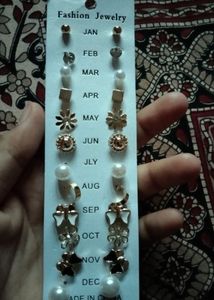12 Earrings And Studs