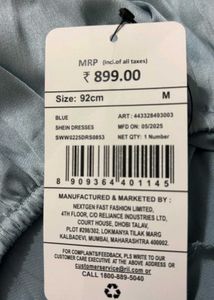 Elegant Blue Maxi Dress