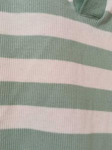 Striped Polo Top