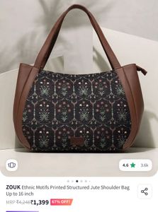Zouk Handbag - Stylish & Unique