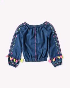 Embroidered Girls Top