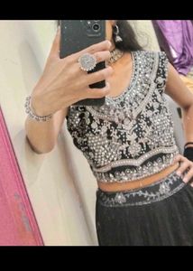 Black Embellished Lehenga Choli