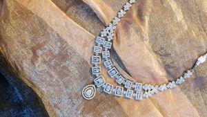 Elegant Crystal Two-Tier Necklace