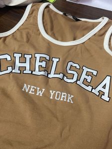 Chelsea New York Tank Top 🏙️🤎 Crop