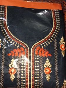 Unstitched Suit.... Contrast ✨
