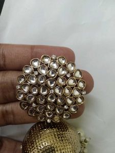 Kundan Jhumka Earrings