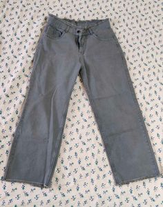 Denim Flared Grey Jeans