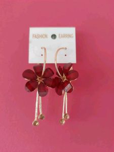 Aesthetic Flower Drop Earrings