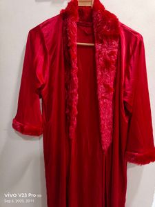 Red Lace Nightgown