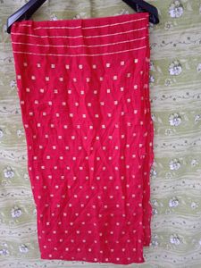 Red &amp; Gold Dupatta
