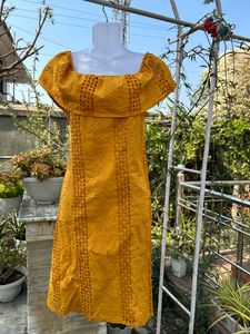 Mustard Colour Dress