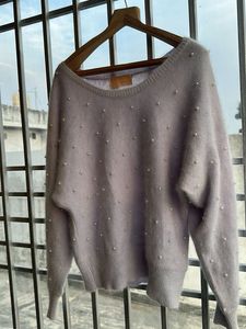 Pearl Embellished Knit Sweater