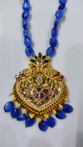 Double shade Blue Monalisa beads