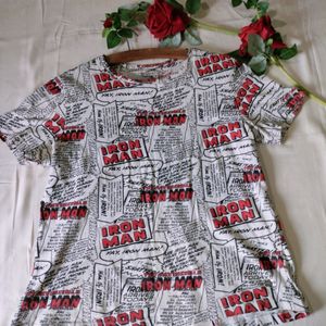 Only Marvel Edition T-shirt Cum Top With A Cut