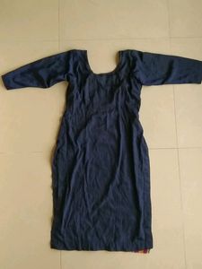 Navy Blue Kurti Size:-Medium