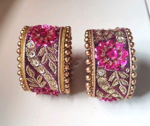 Fabric Bangles Pair Of Kada
