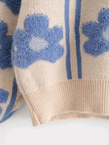 Floral pinteresty Knit Sweater