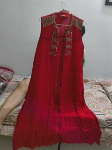 Maroon Ethnic shrug