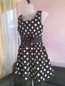 Polka Dot Mini Dress