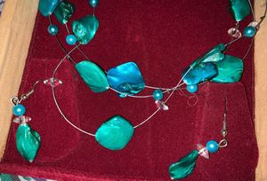 Party Wear Necklace With Earrings