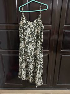 Beautiful Dress With Military Print