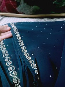 Elegant Blue Saree