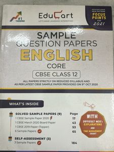 CBSE Class 12 English Sample Papers