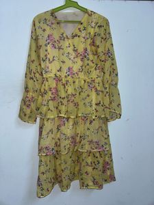 Floral Yellow Dress