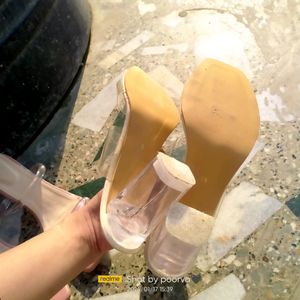 Woman Transparent Heels