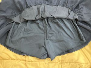 Blue Tiered Ruffle Mini Skort