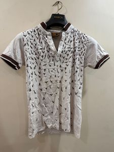 Bird Print T-Shirt