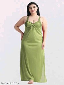Olive Green Nighty Set
