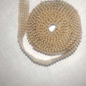 gold Lace with White stones💗🌟