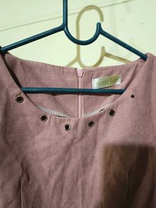 Mauve Peplum Dress