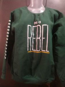 Dark Green Color Winter Warm T Shirt Full Sleeve