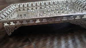 Vintage Silver Plated Vanity Tray Set
