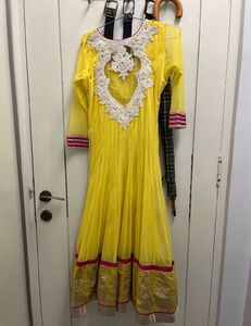 Elegant Yellow Ethnic Anarkali set❤️‍🔥