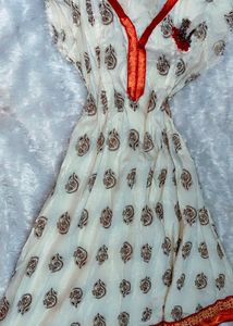 Paisley Print Anarkali kurti ❤️🌸