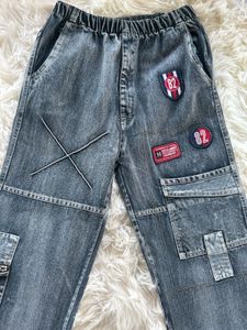 Vintage Style Cargo Jeans