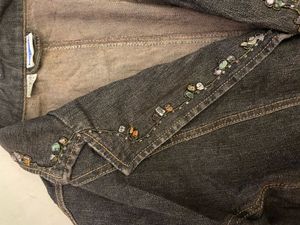 Y2K Embellished Denim Blazer