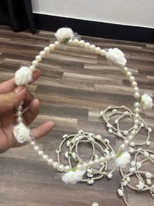 Pearl &amp; Floral Headgear