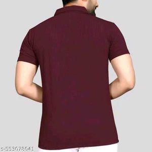 Burgundy Polo T-Shirt
