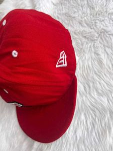New era shark red cap