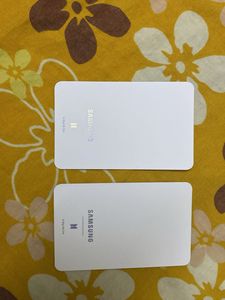 BTS JIN &amp; V Samsung Photocards