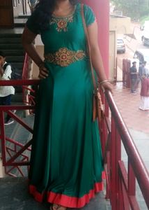Dark Green Gown